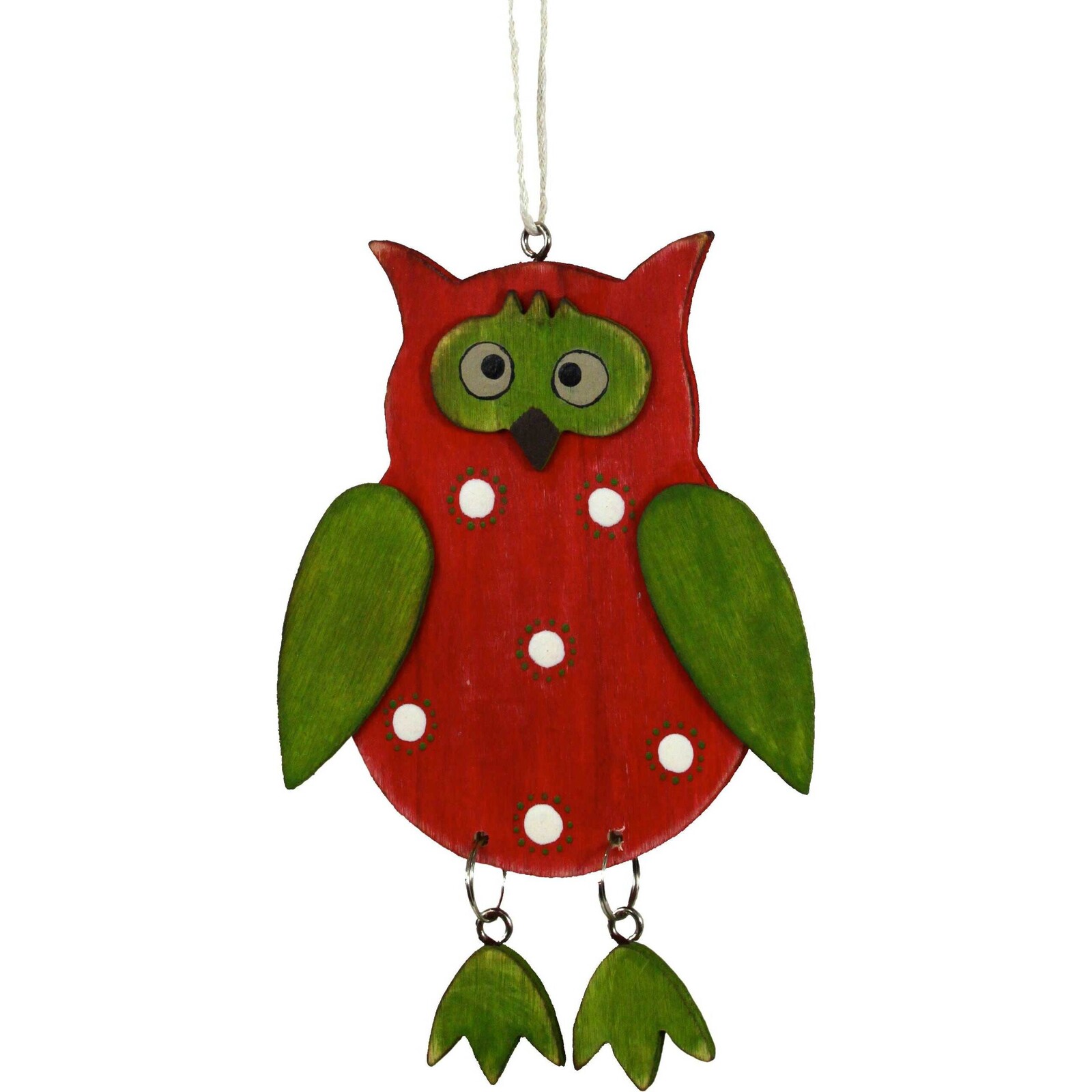 Hanging Owl Dotty Red