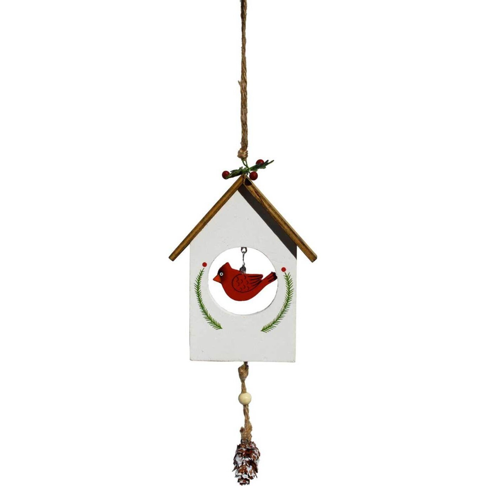 Hanging Bird House Pinecone