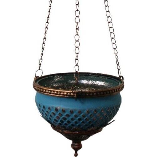 Hanging Votive Bolla Blue Med