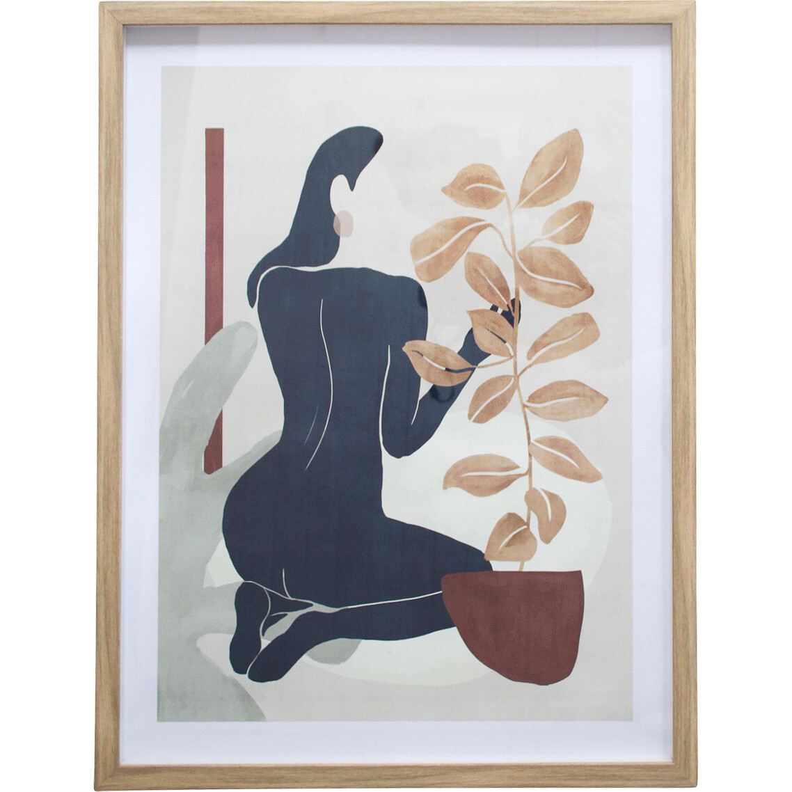 Framed Print Modern Figure