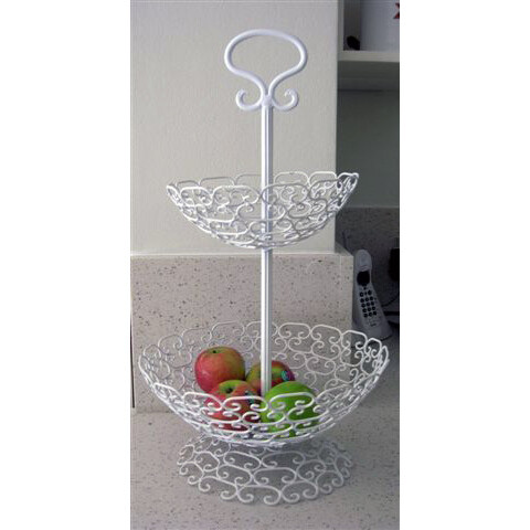 2 tier fruit bowl