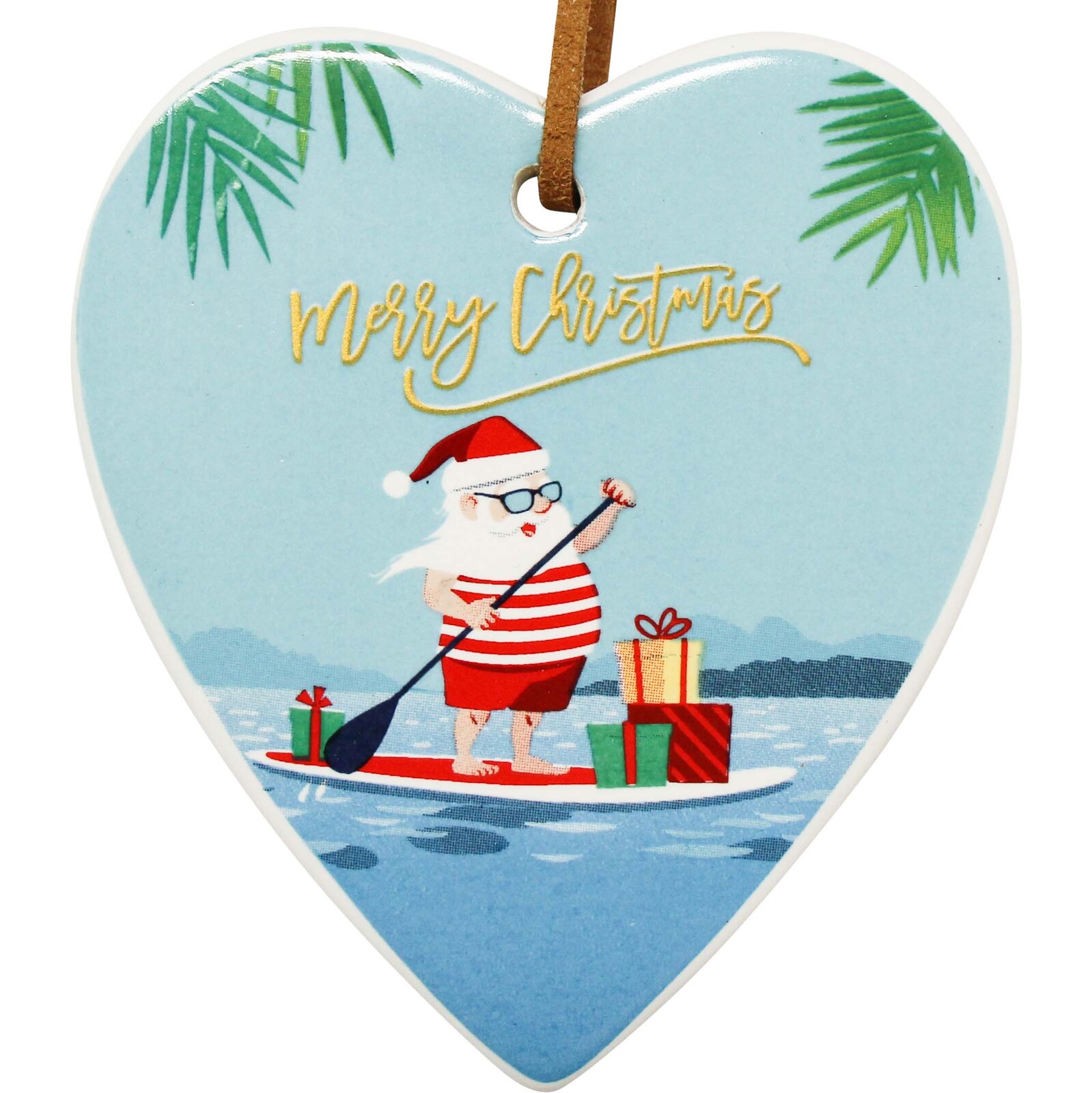 Hang Heart Surfing Santa