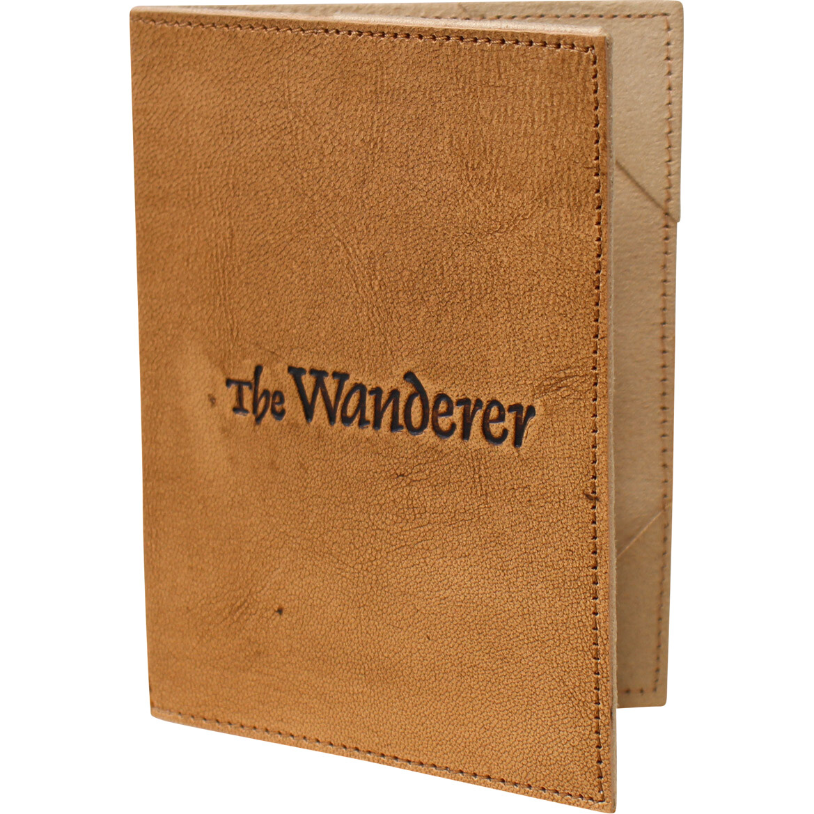 Leather Passport Holder Wander Nat