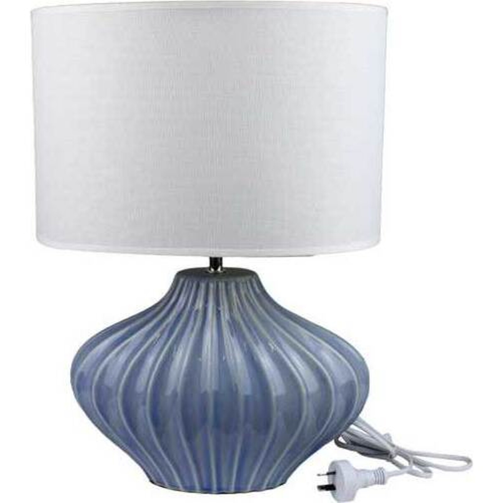 Lamp Fluted Blue