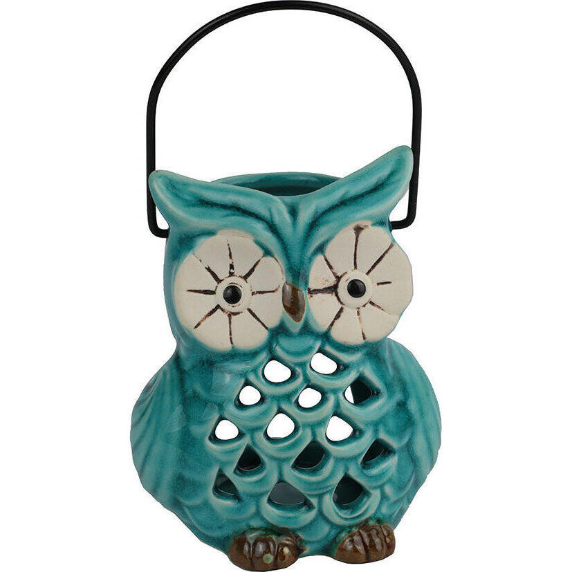 Votive Owl Teal