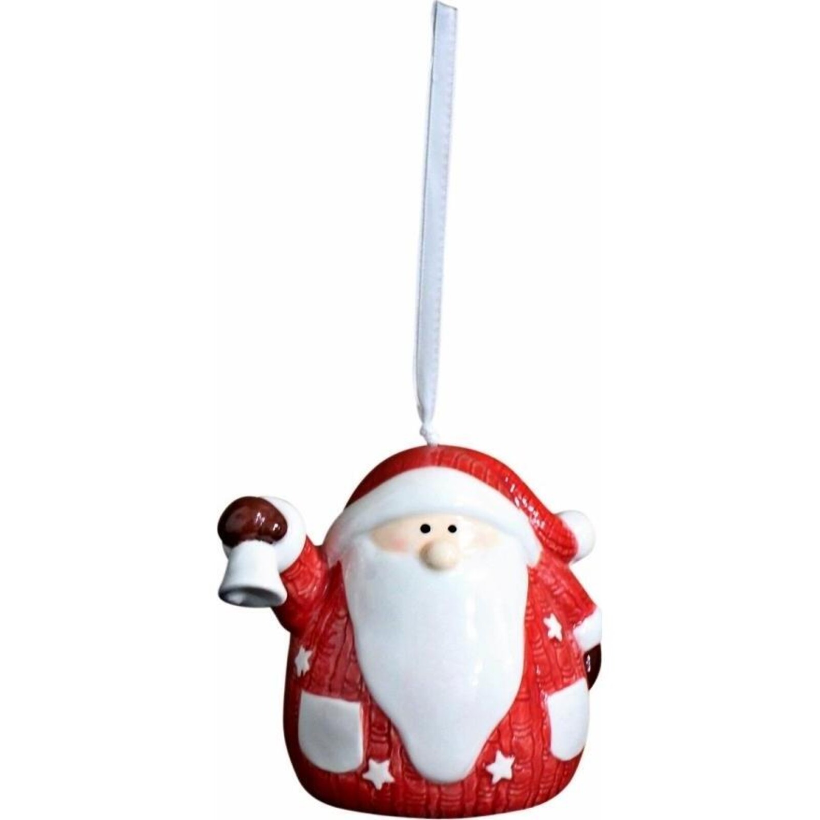Santa w/ bell Hanging 