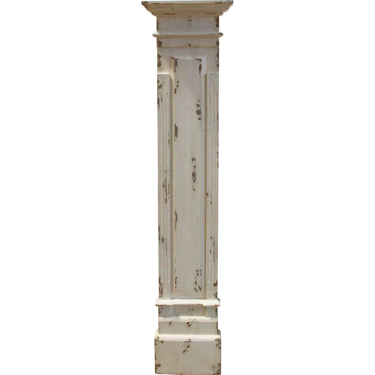 Wall Pillar Vintage Blanc