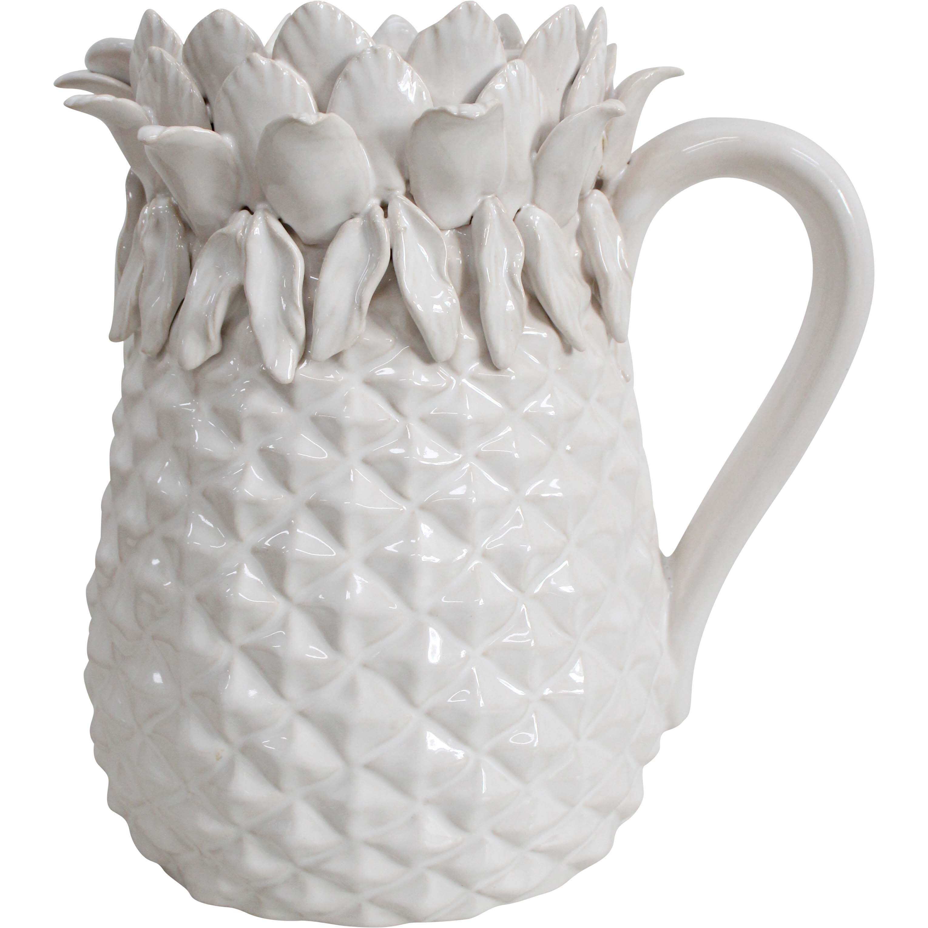 Pineapple Jug Ivory