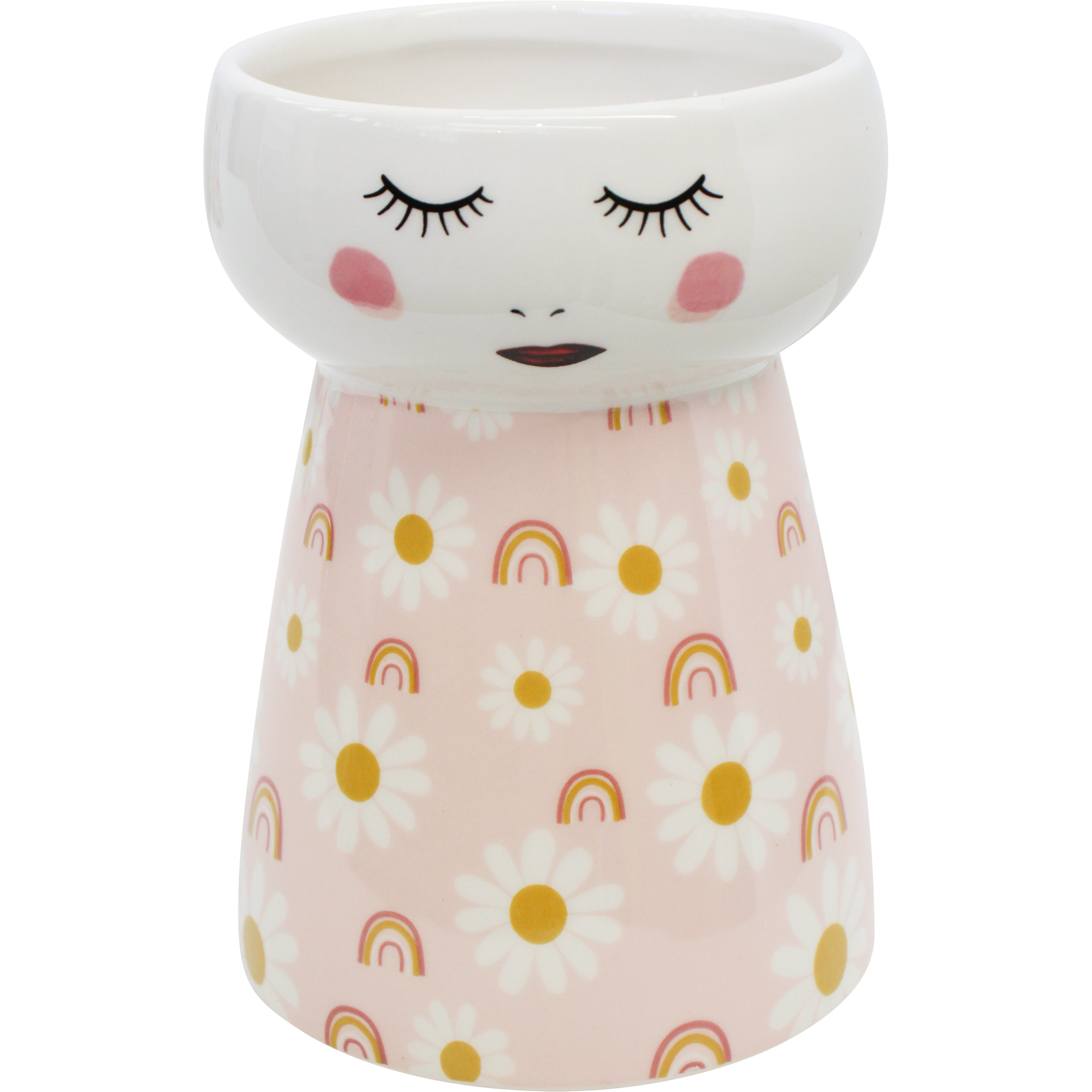 Doll Vase Daisy Rainbow