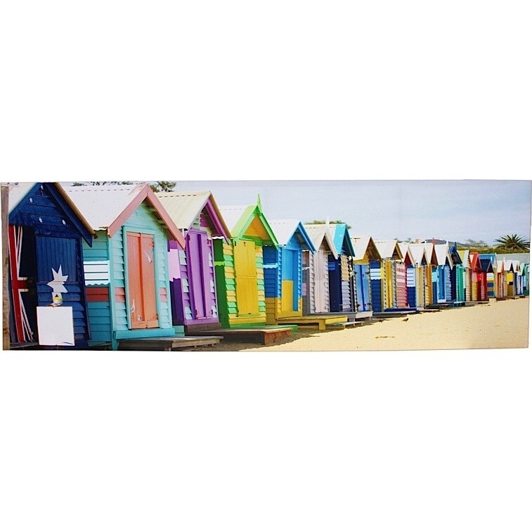 Canvas Print - Beach Cabins