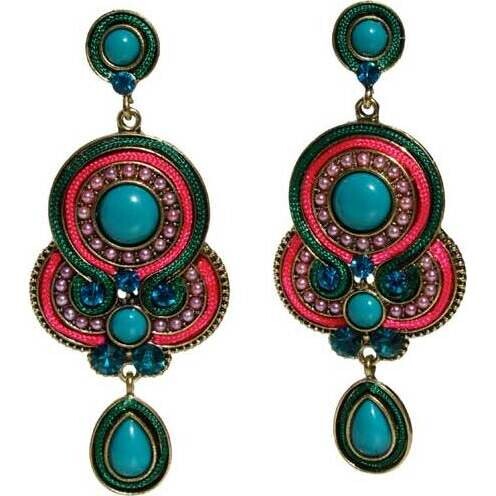 Drop Earring Varta Green