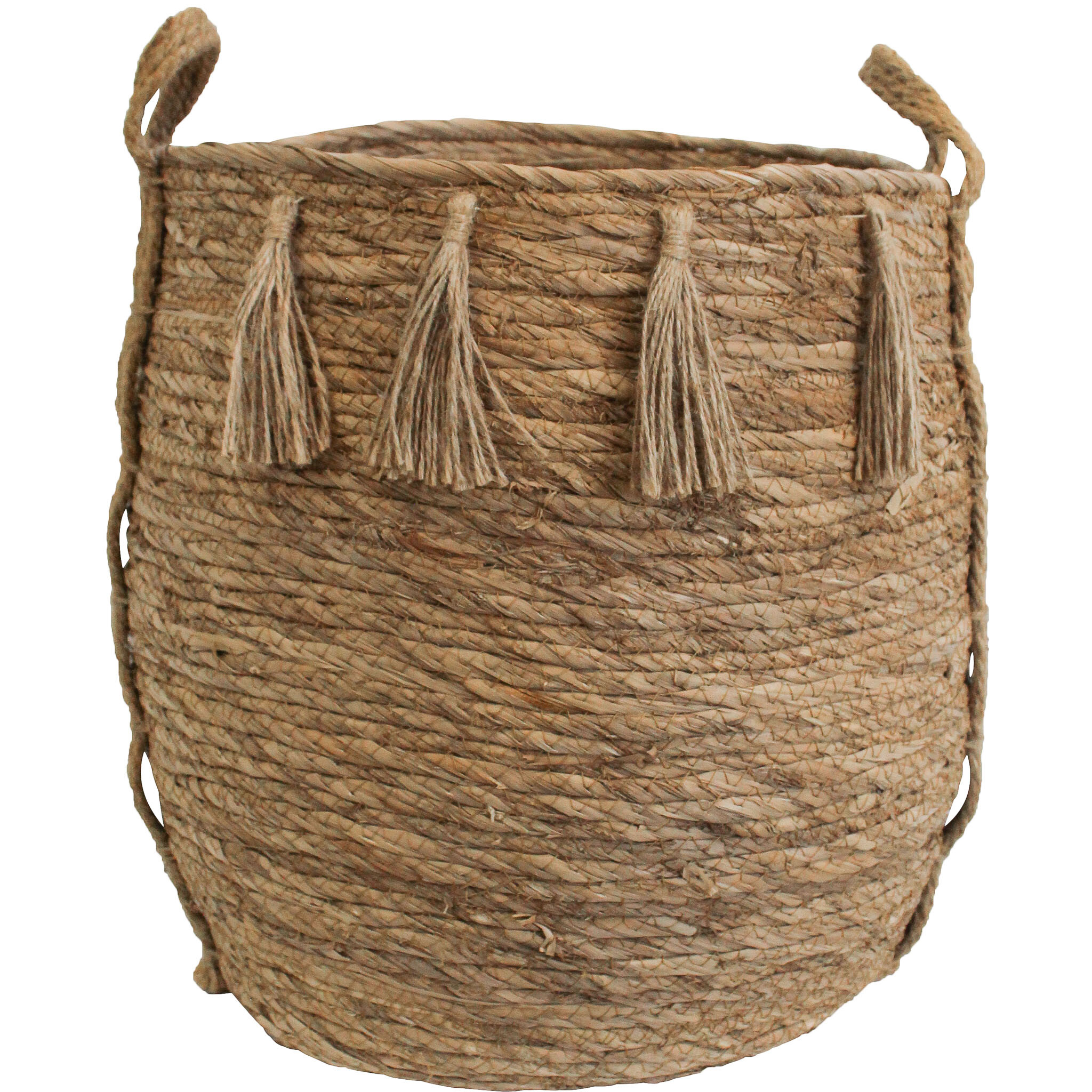 Basket W/ Fringe Boho