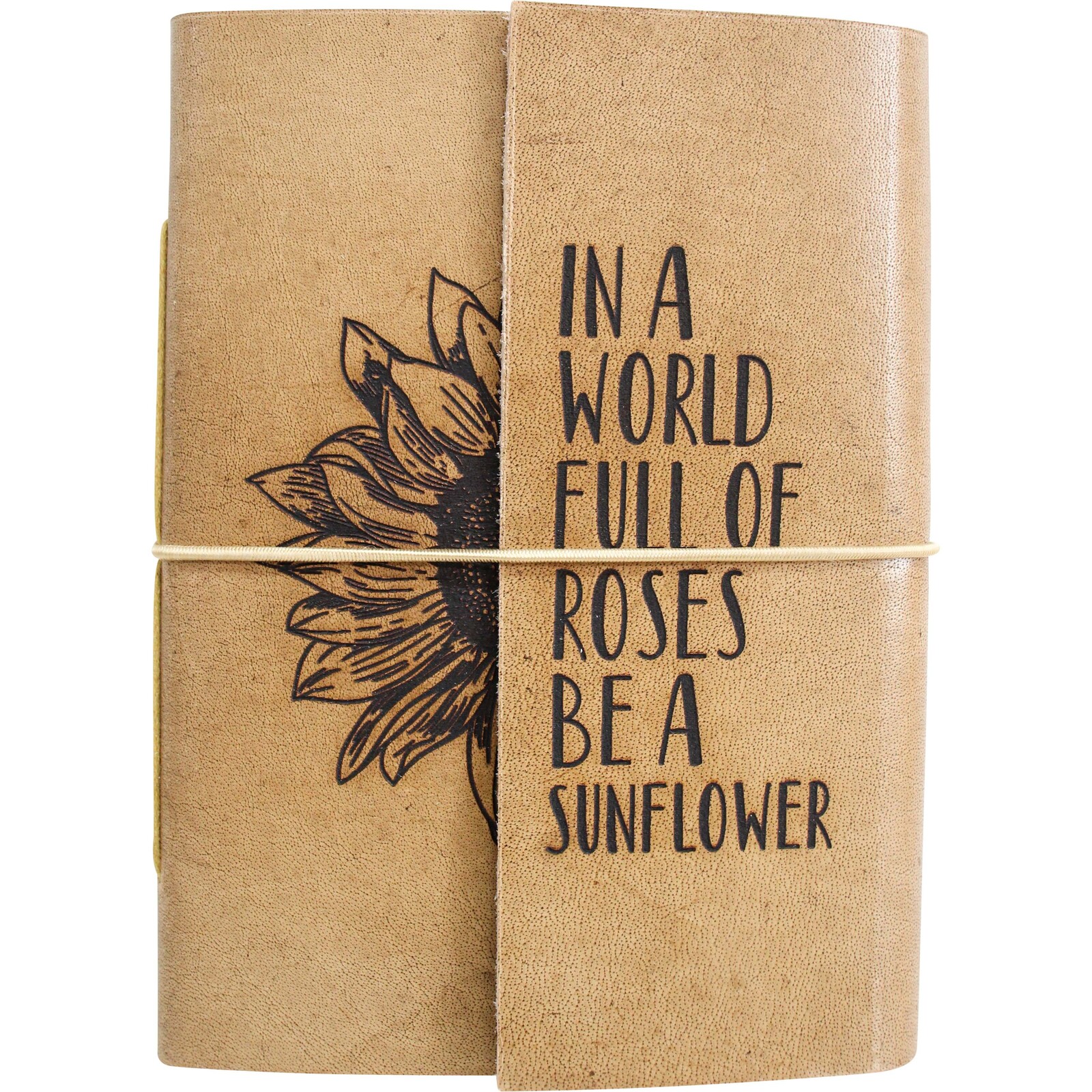 Leather N/Book Sunflower