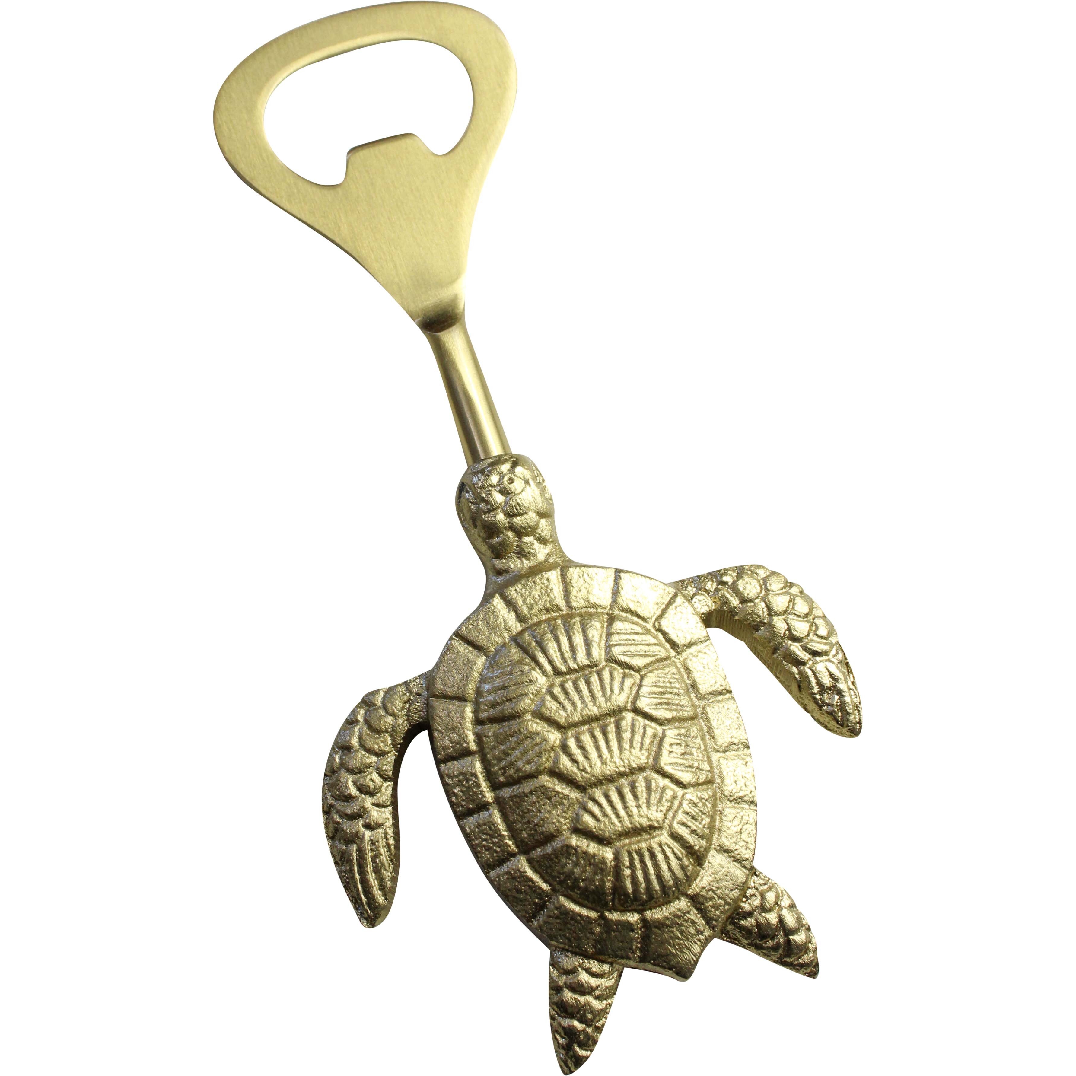 Bottle Opener Brass Turtle