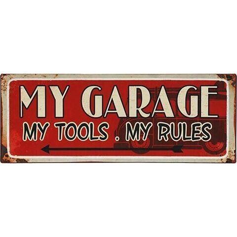 Tin Sign My Garage