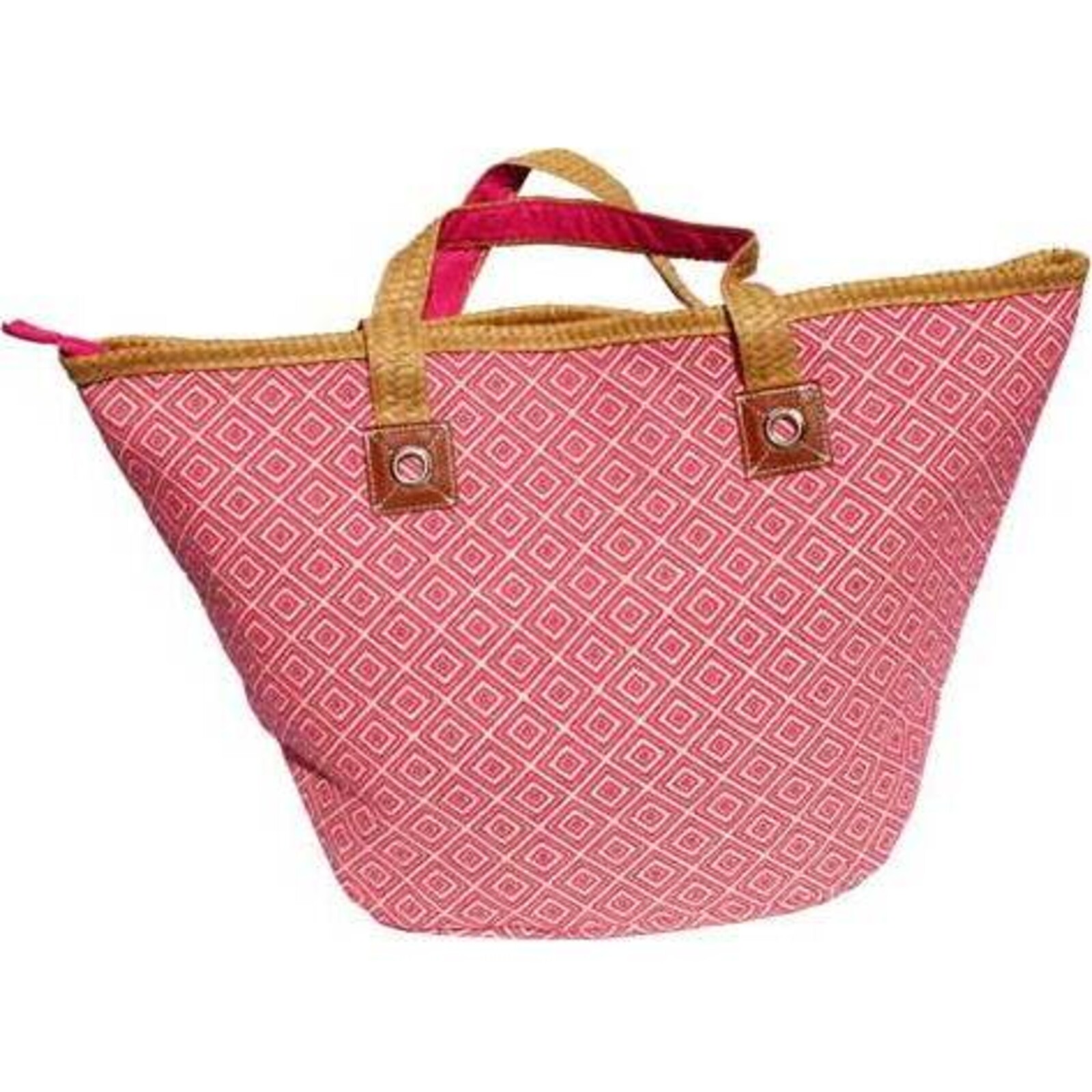 Diamant Day Bag Pink with Zipper
