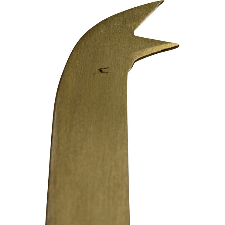 Cheese Knife Brass/Black