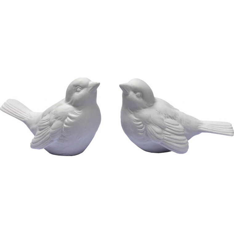 Porcelain Sparrow - Set 2 - Large