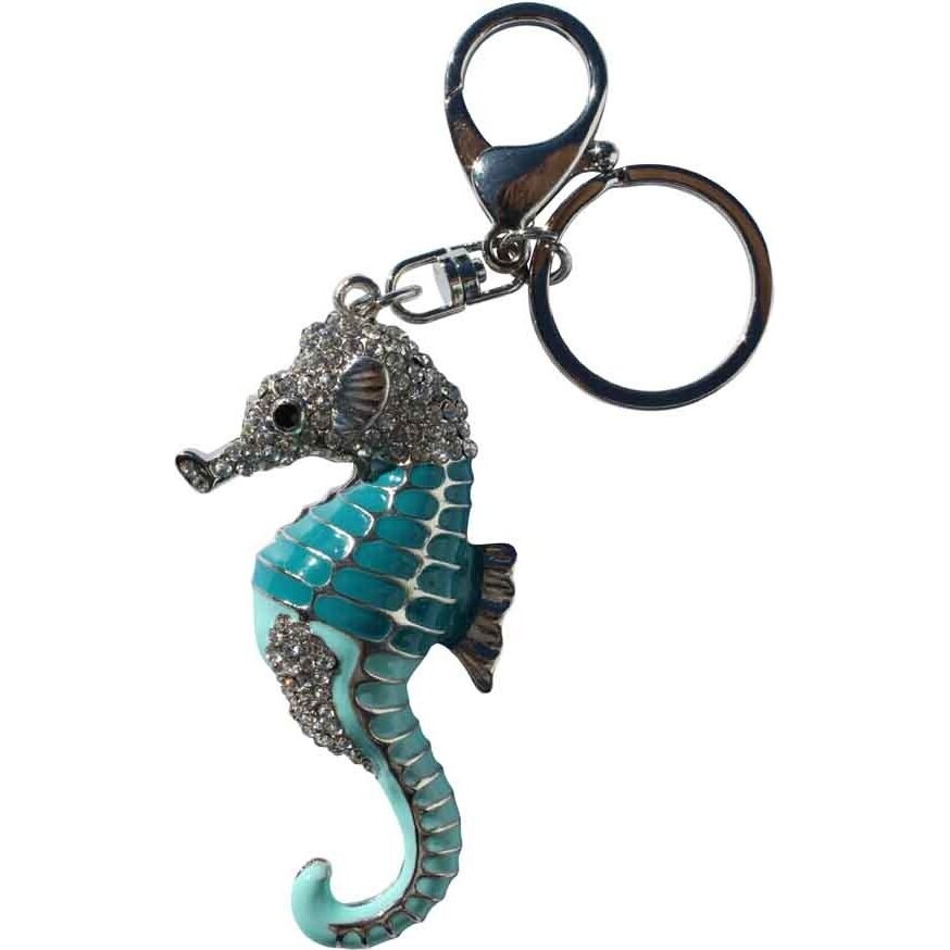 Keyring - Seahorse Black