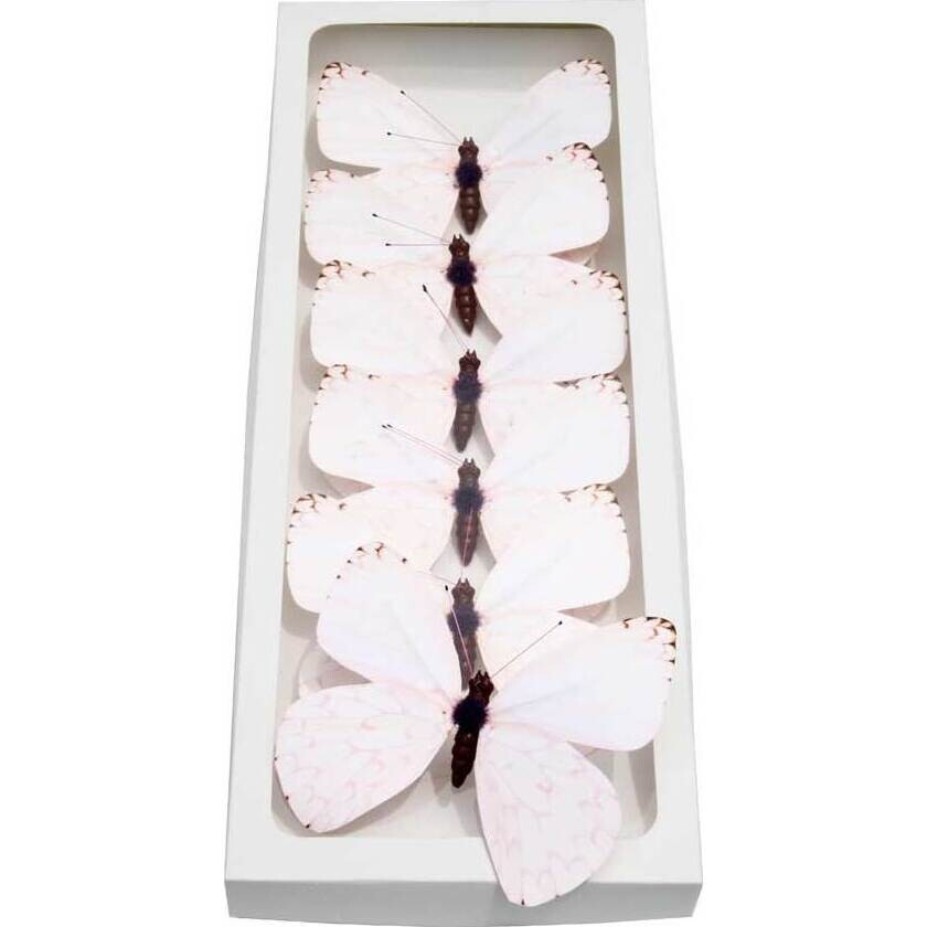  Butterfly Small - Baby Pink set 6 