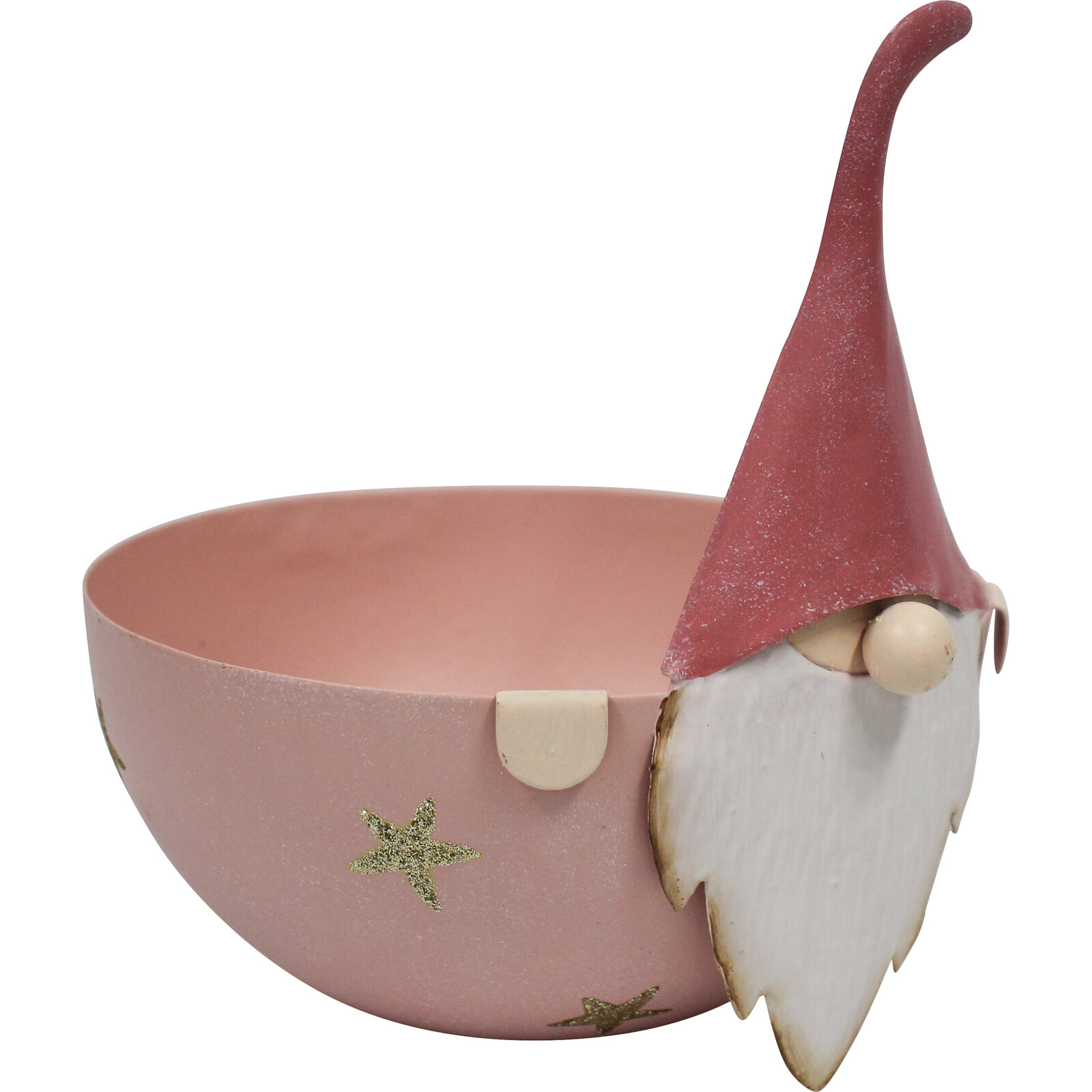 Bowl Santa Pink Med