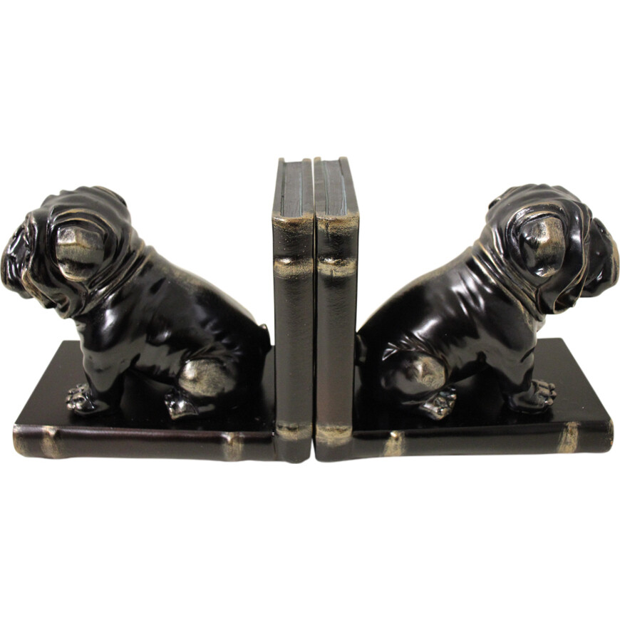 Bookends Pair Rolly Dog