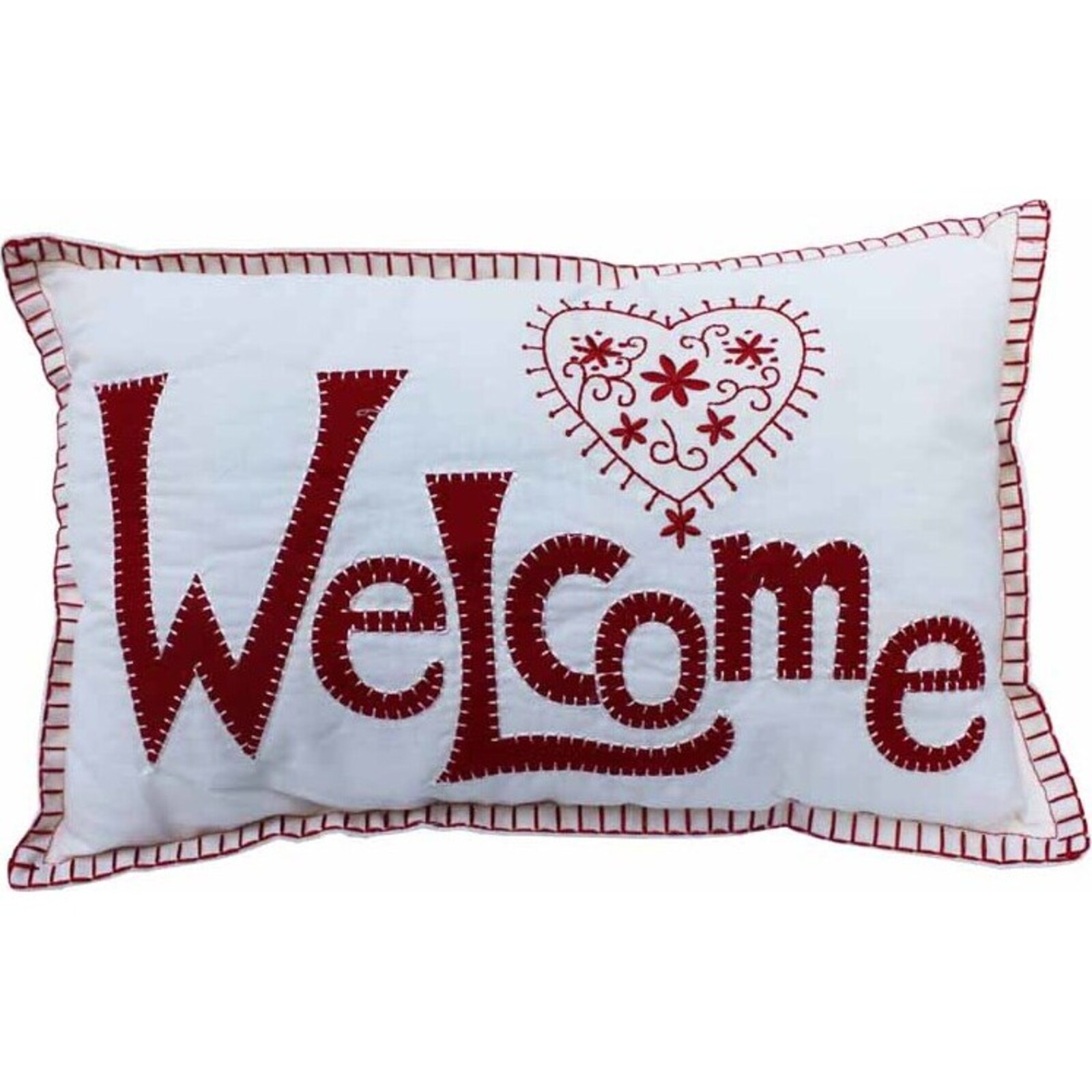 Cushion Red Welcome