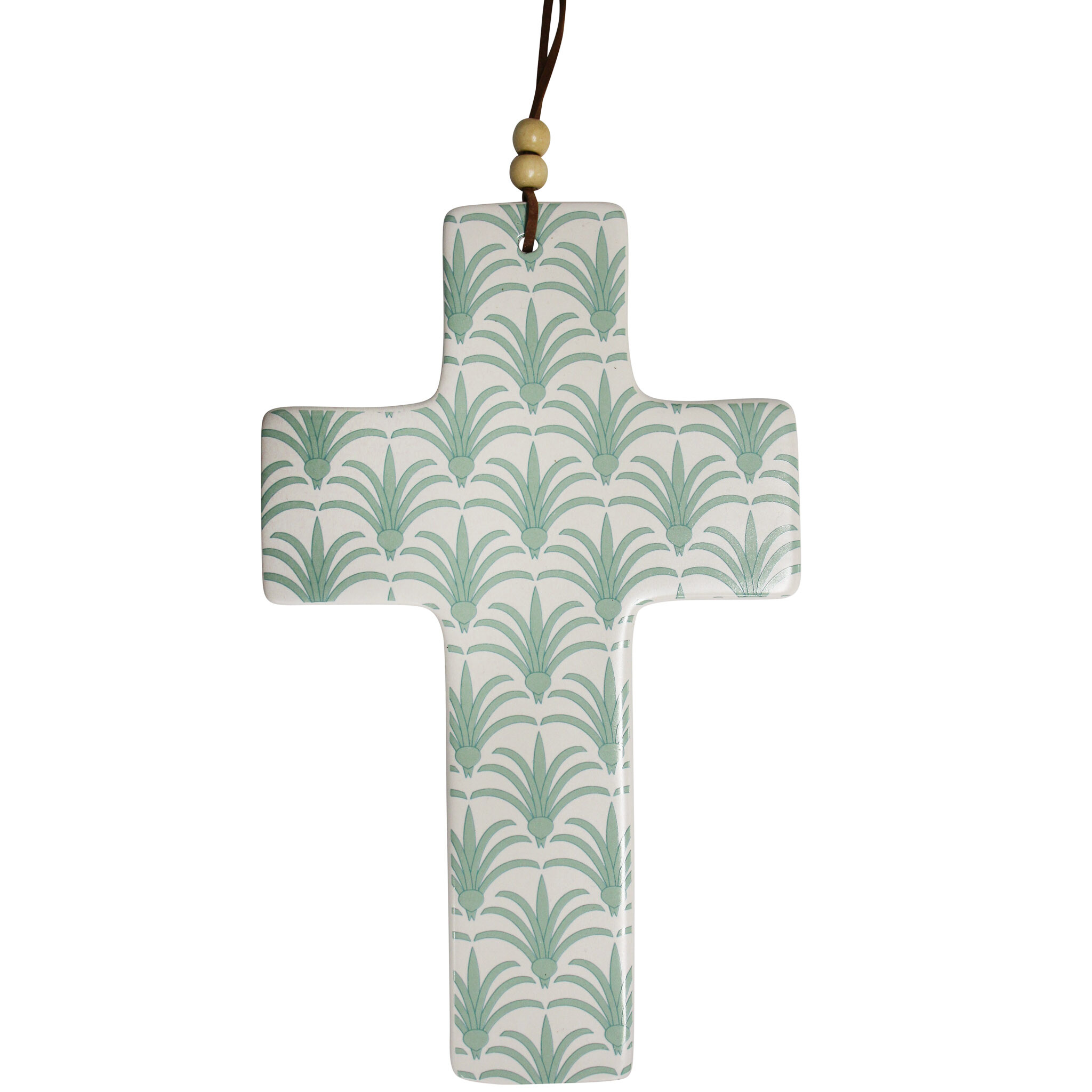 Hang Cross Abstract Palm Lrg