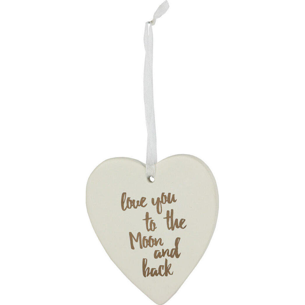 Hanging Heart Moon & Back