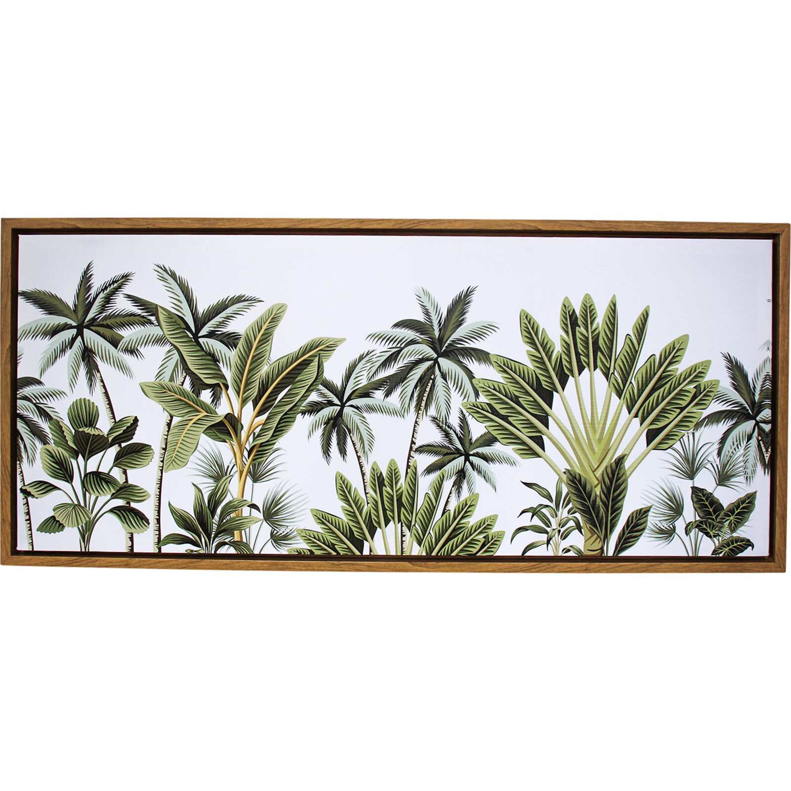 Framed Canvas  Palms