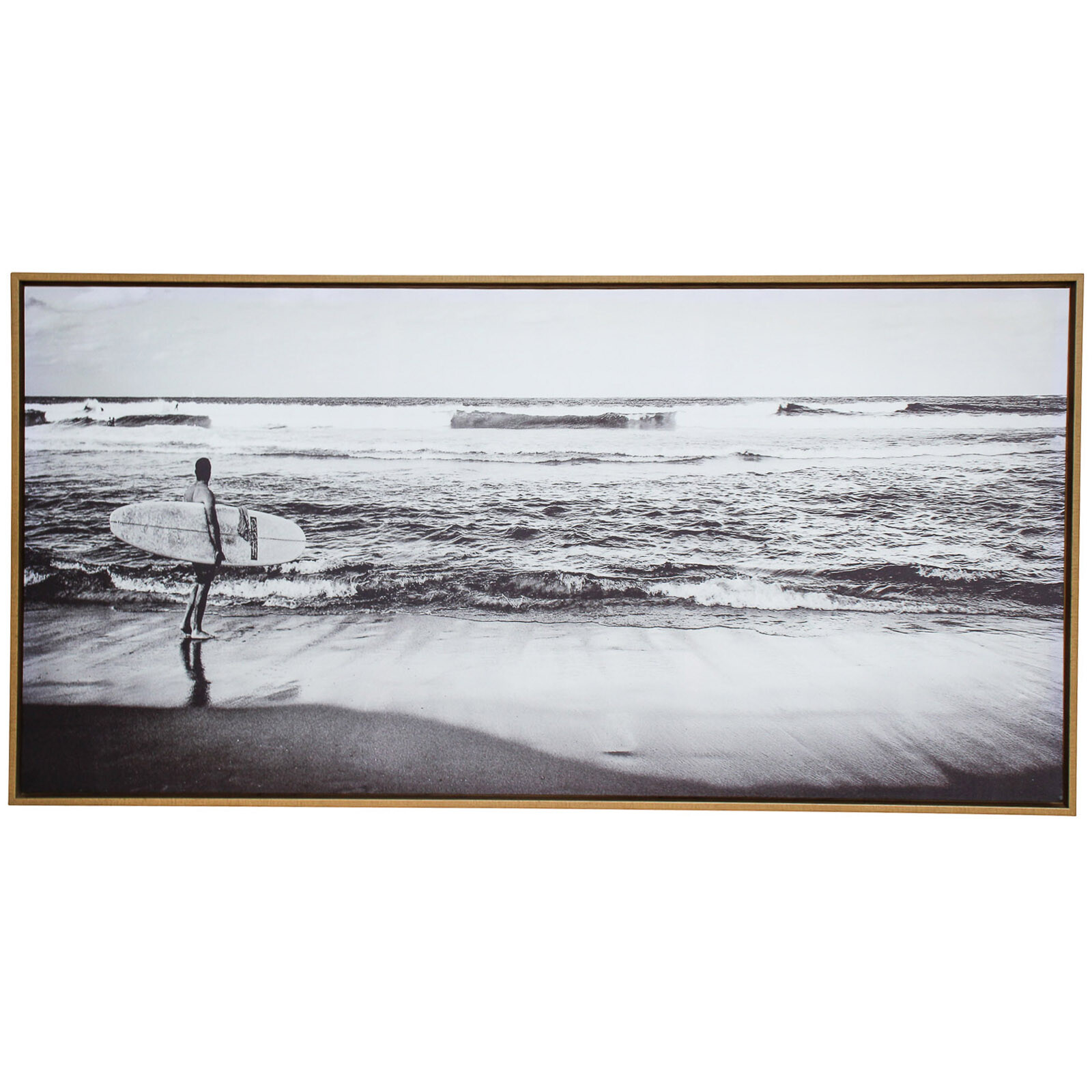 Framed Canvas Surf Watch