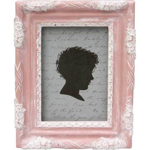 Frame Pink Ribbon Rect