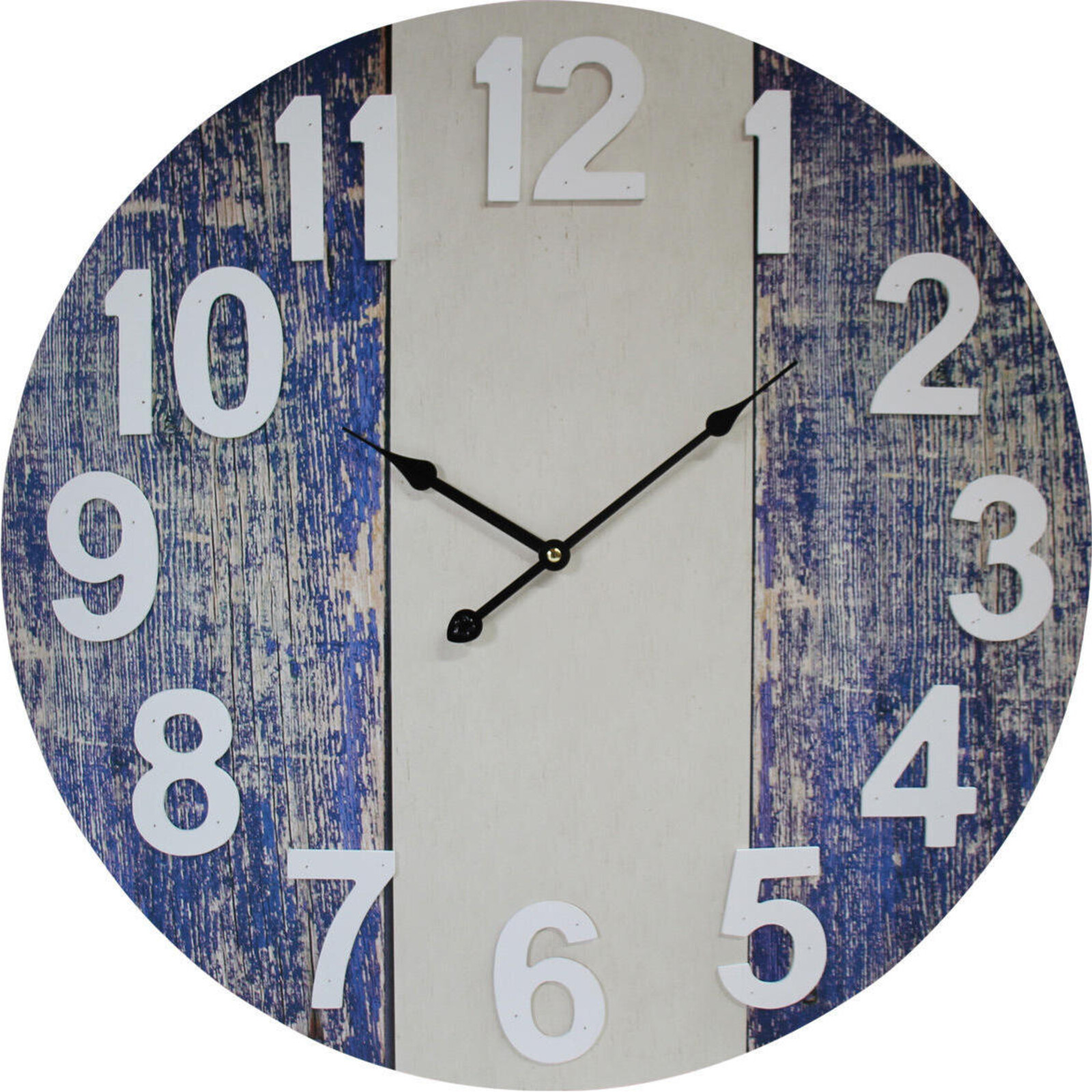 Clock Nantucket Stripe 58cm