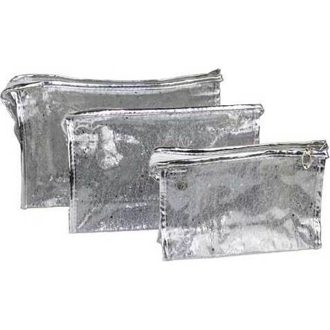 Cosmetics Bag Silver  Print S/3