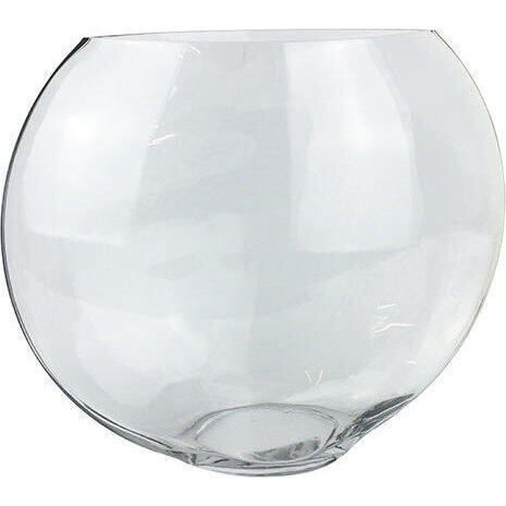 Vase Flat Round Small