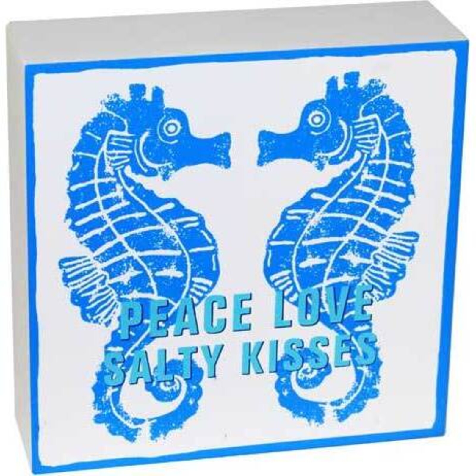 Standing Sign Double Seahorse