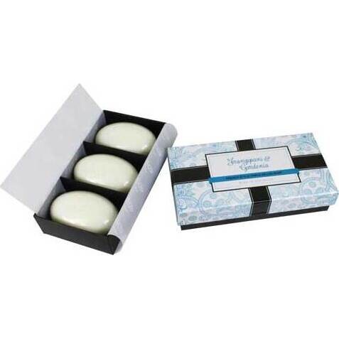 Frangipani & Gardenia  Boxed Soap  S/3 