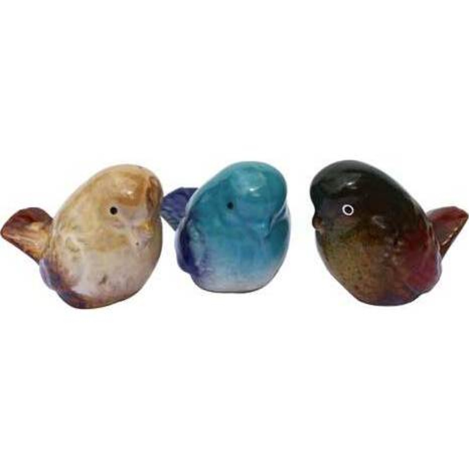 Ceramic Birds-Colour Trio S/3