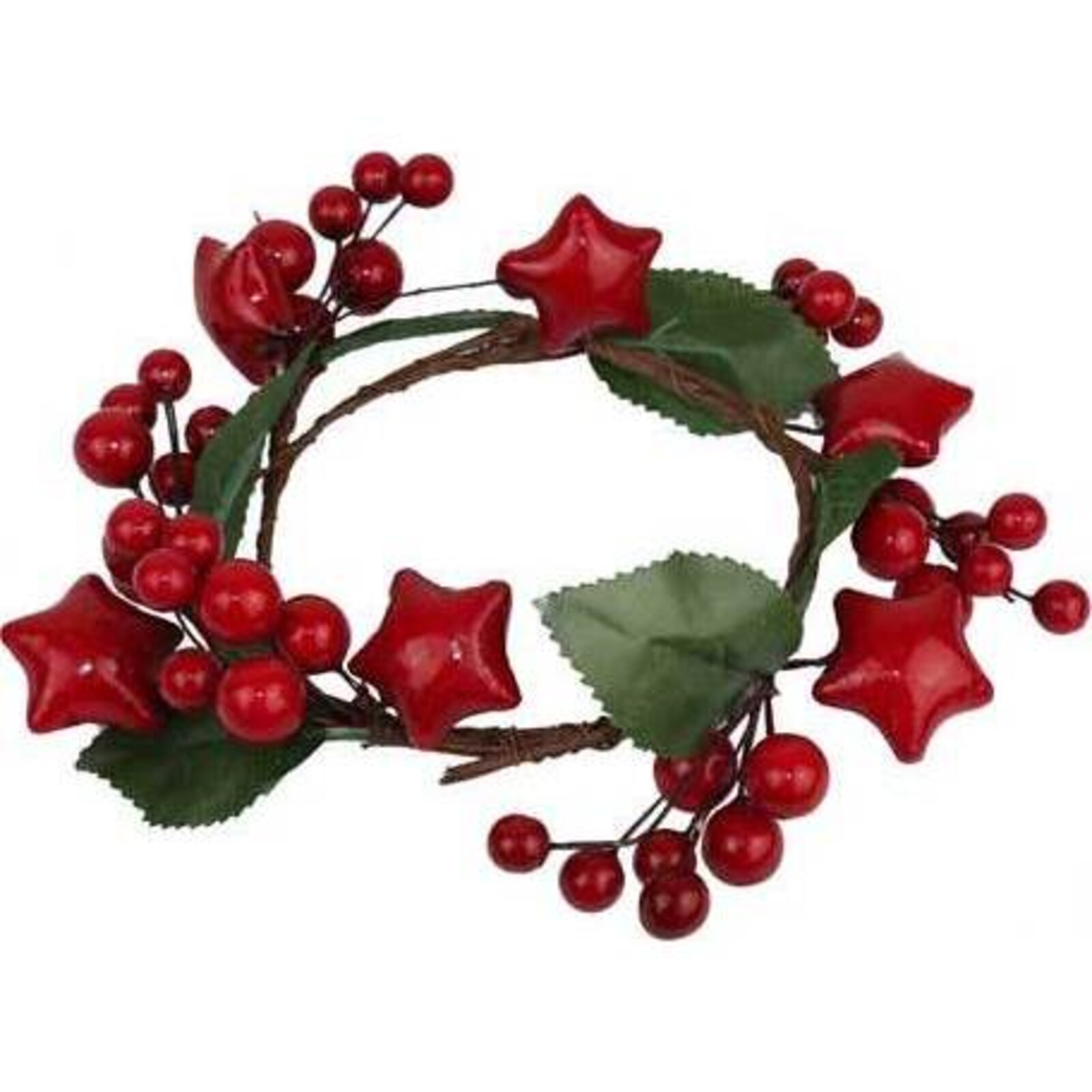 Candle Ring Star Berries