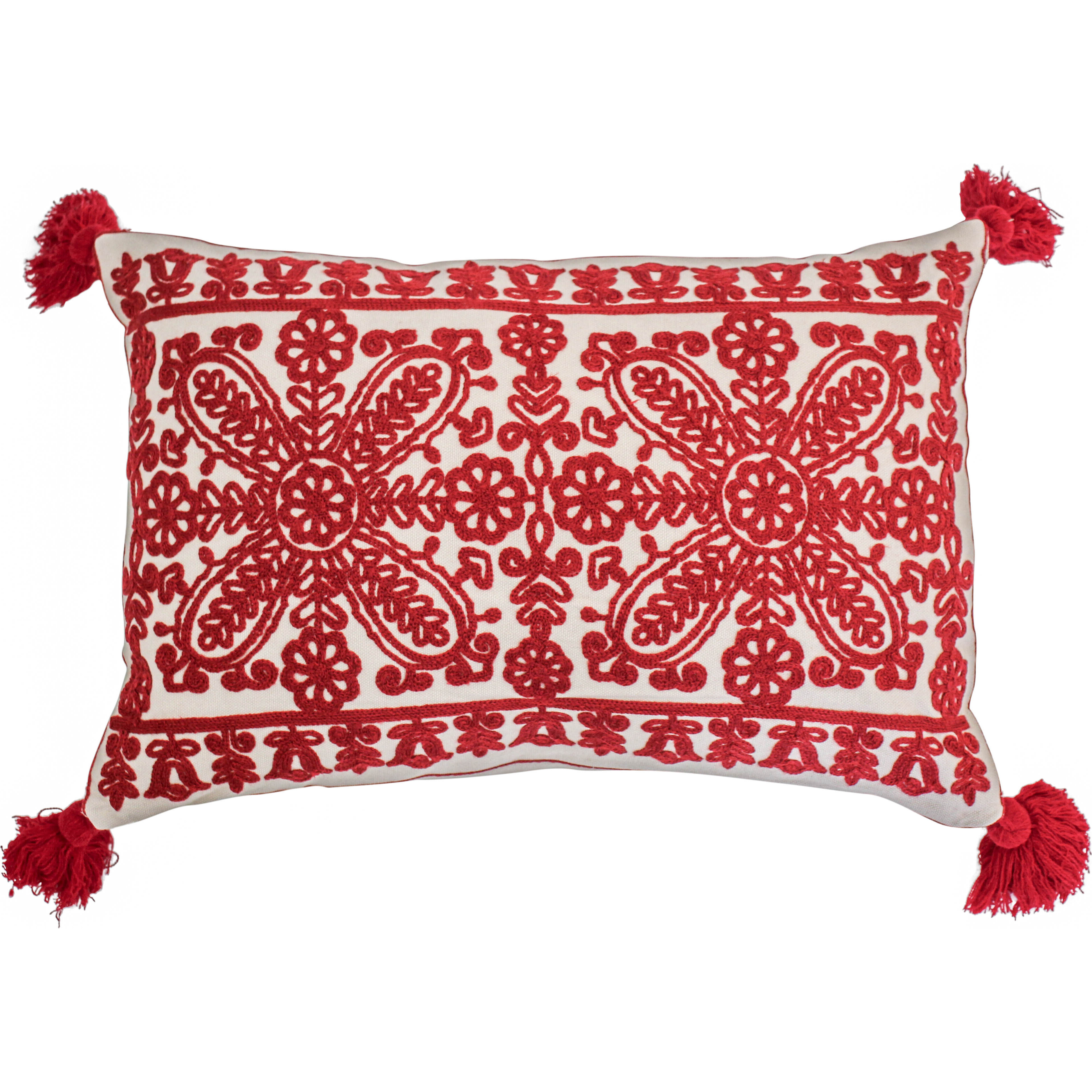 Cushion Folksy Red