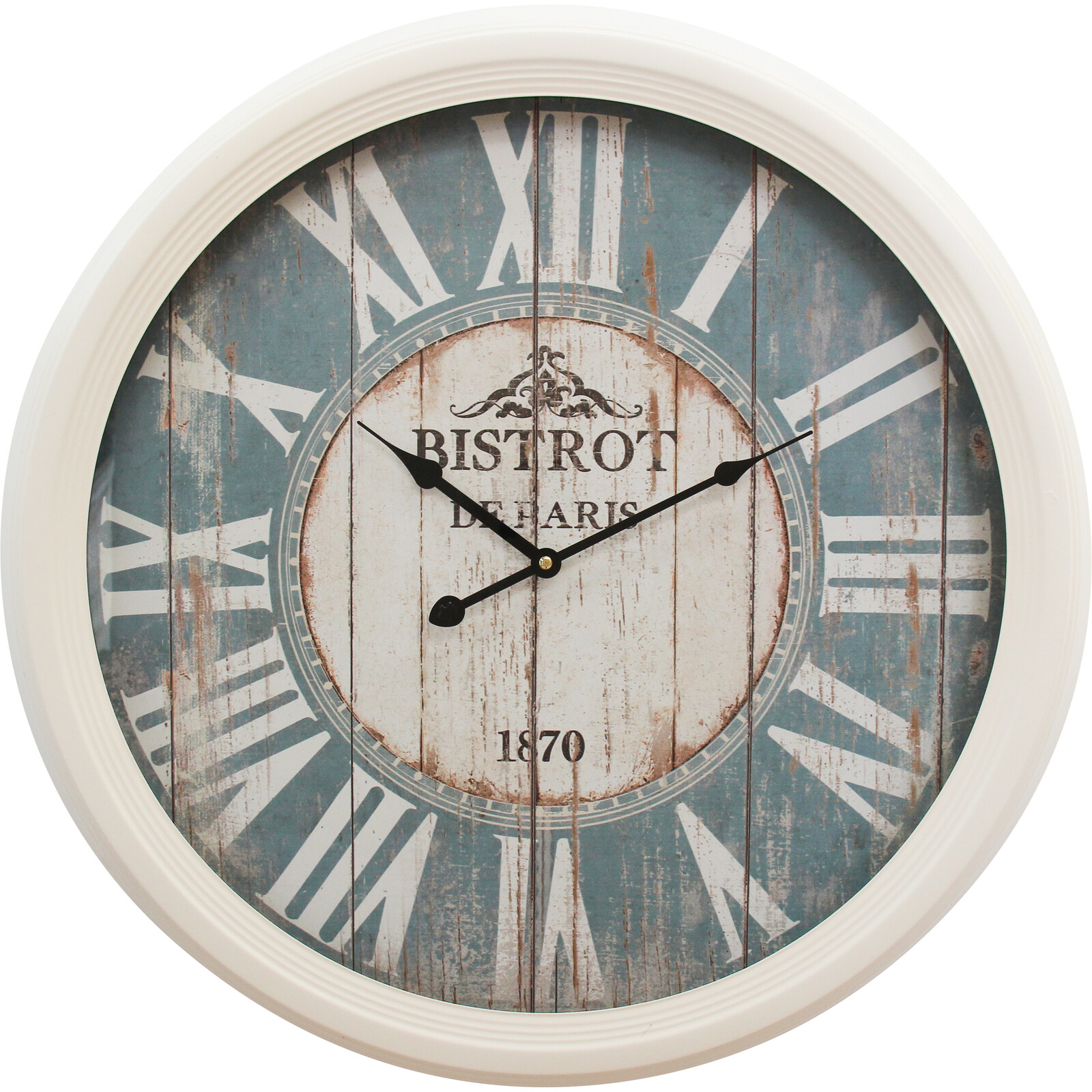 Clock Blue Bistro 60cm
