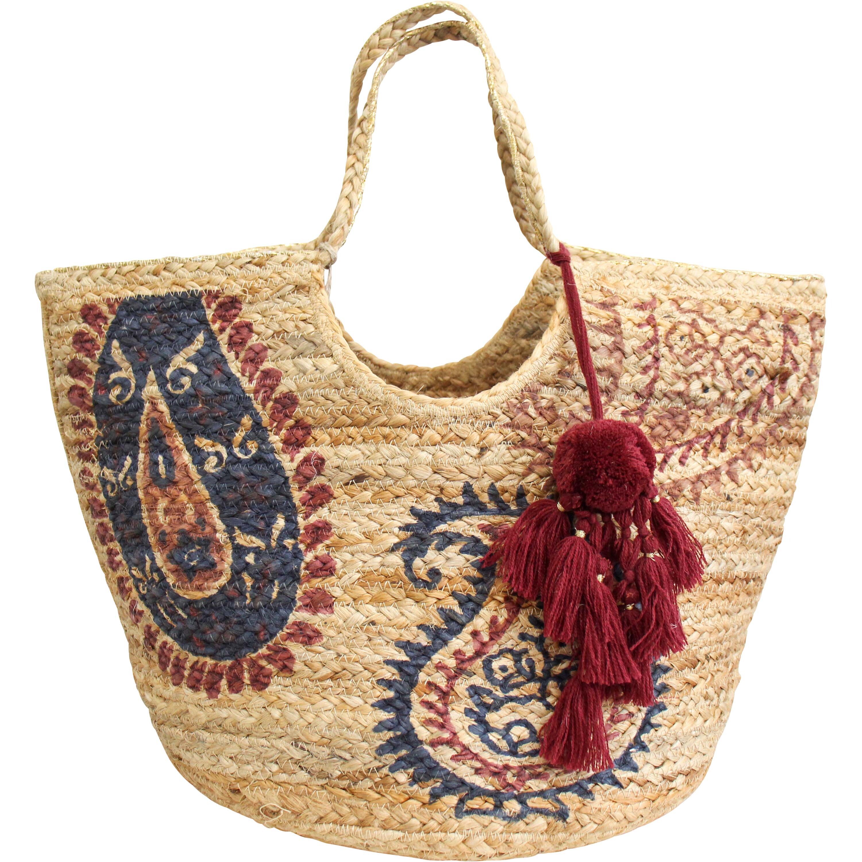 Lucia Jute Shopper Bag