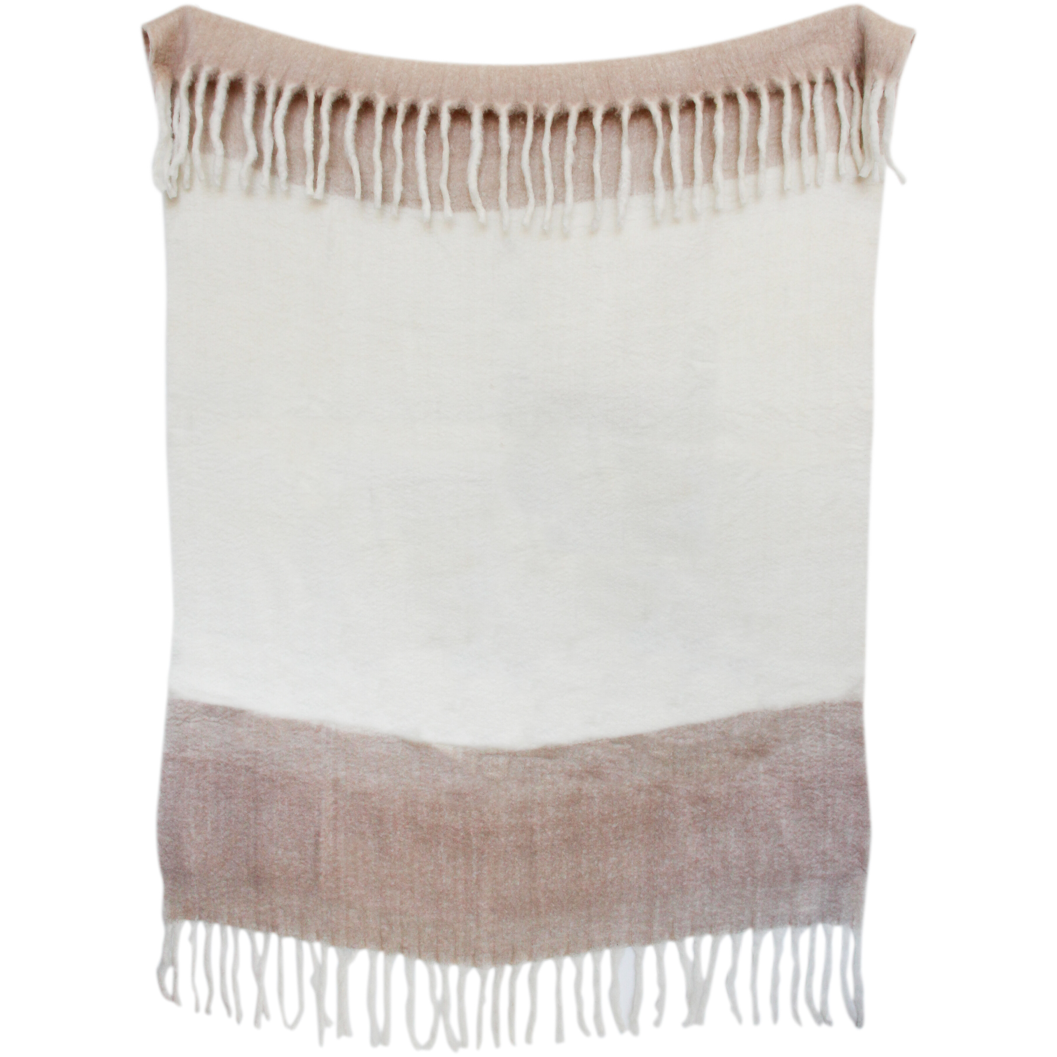 Throw Classic Stone Bumble Fringe