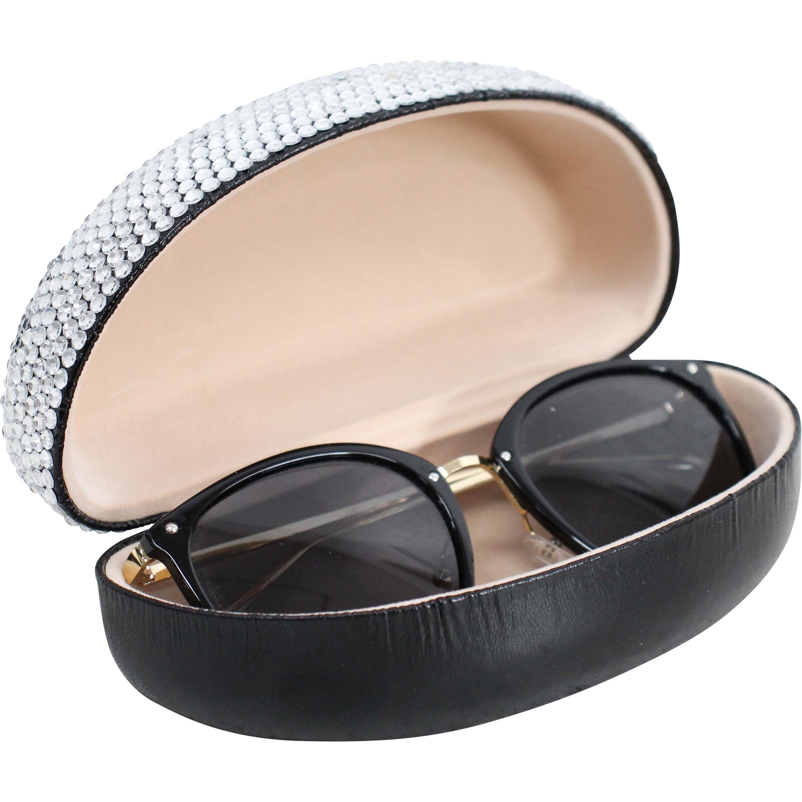 Sunglasses Case Bling Silver