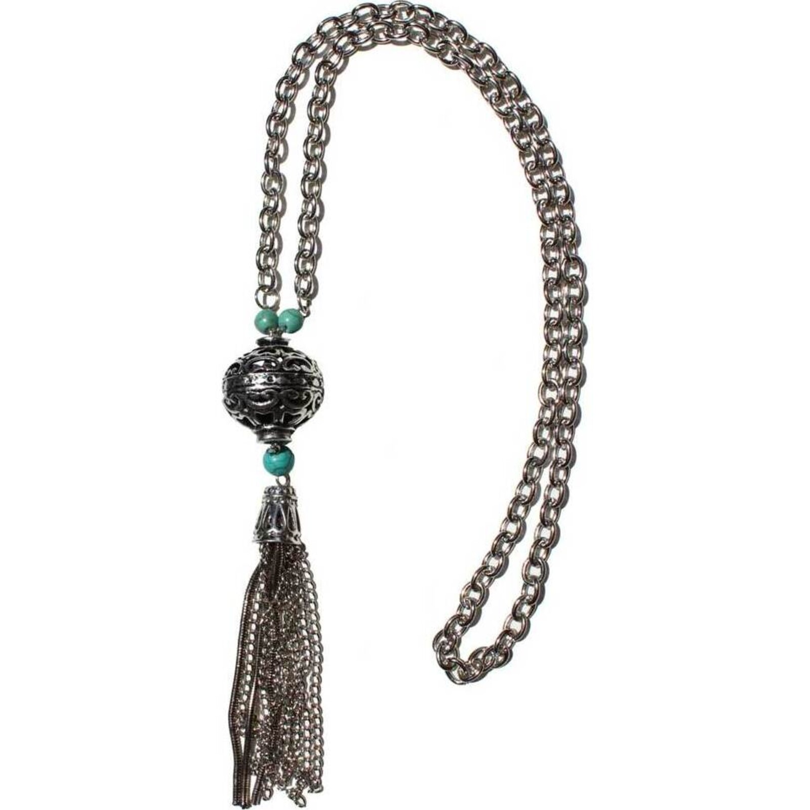 Necklace - Dangle Aqua