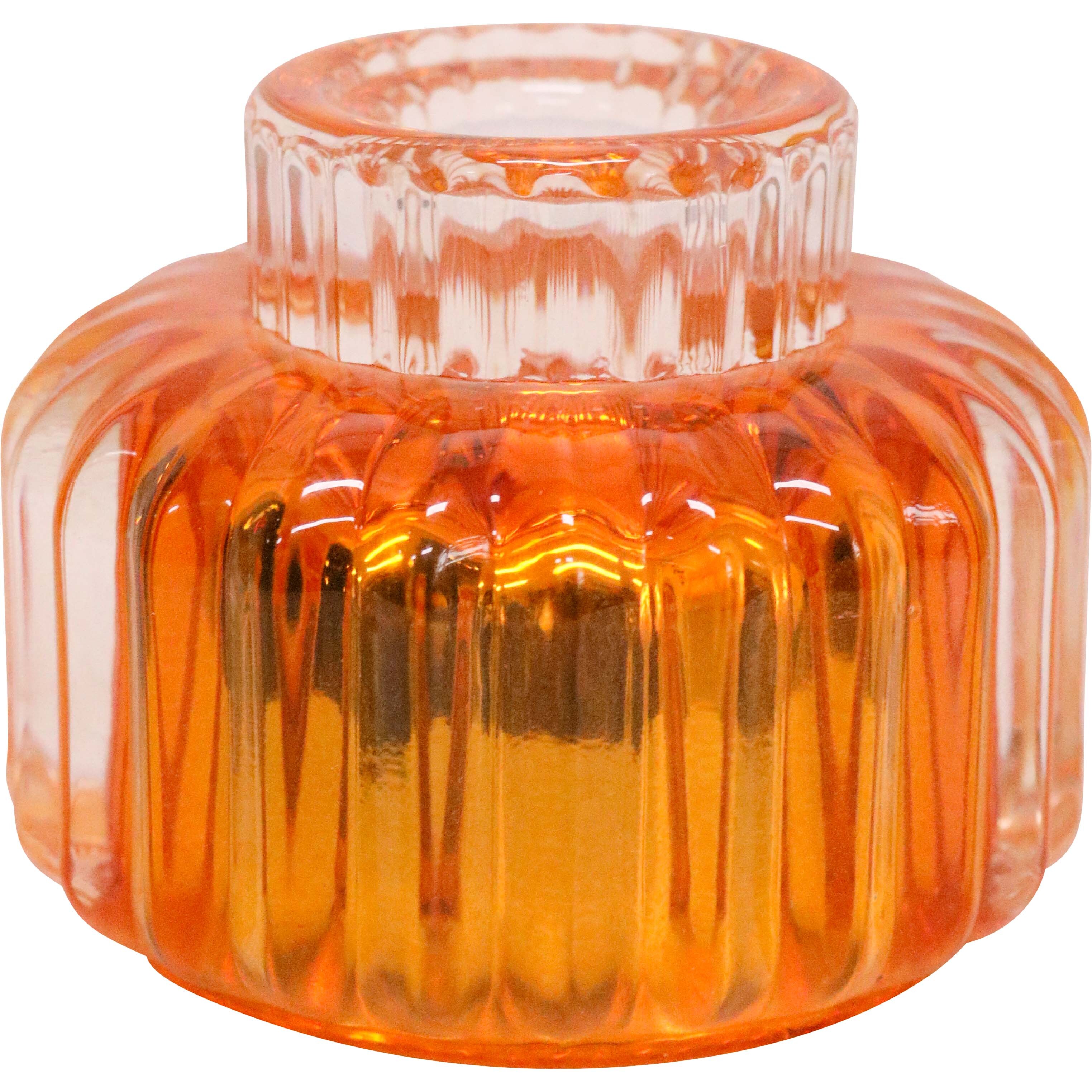 Candle Holder La Fiesta Orange