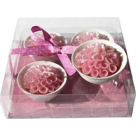 Votive Flower Curl Set 4