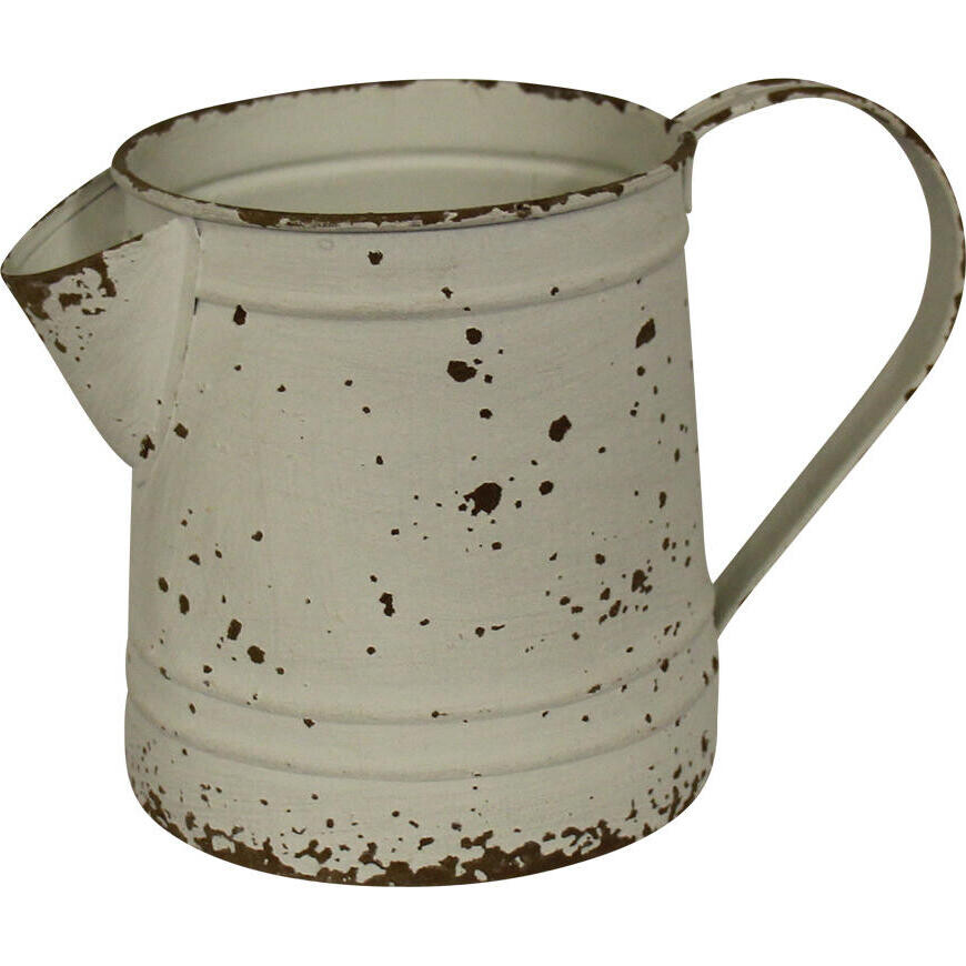 Jug Rustic White Sml