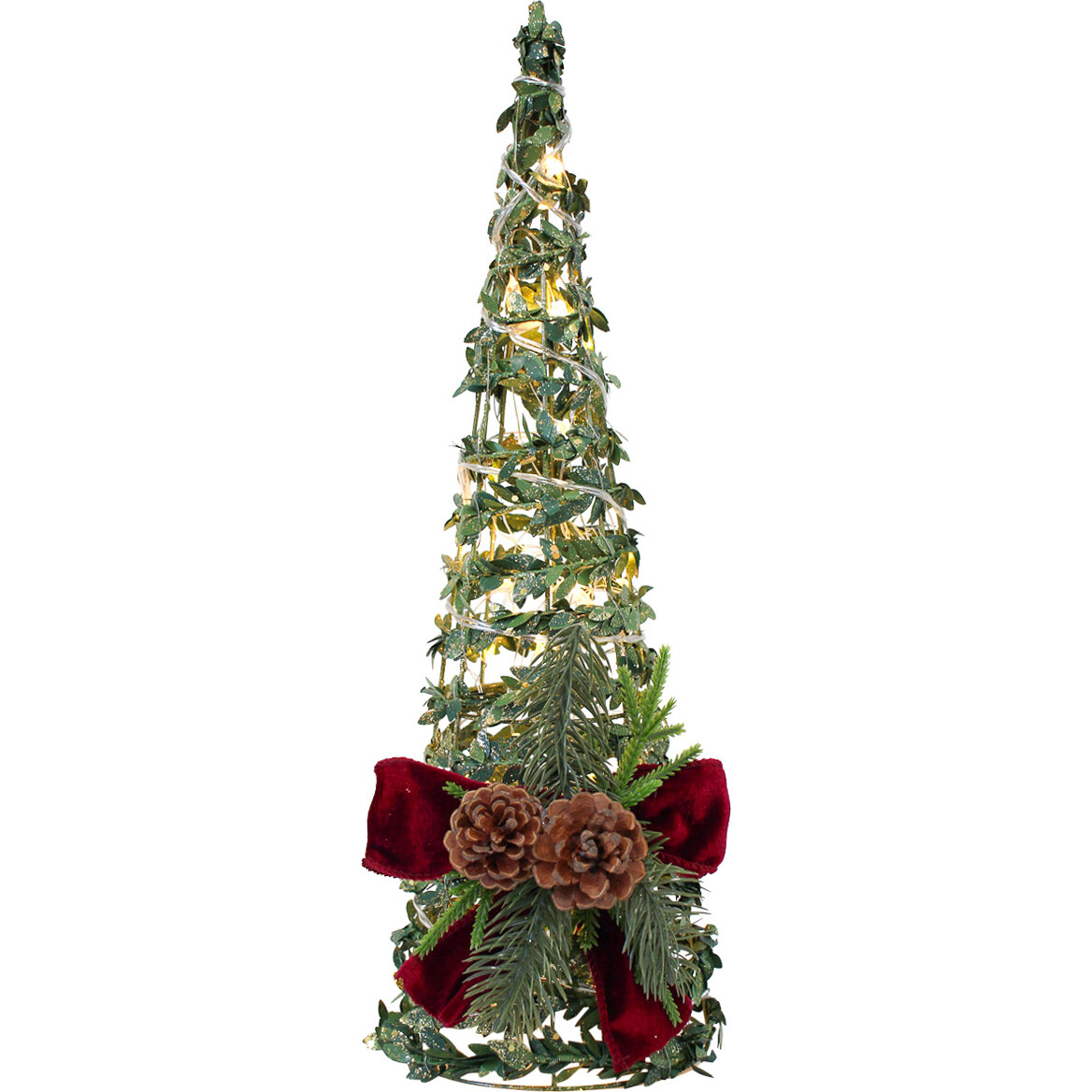 LED Xmas Tree Cone Buxus Sml