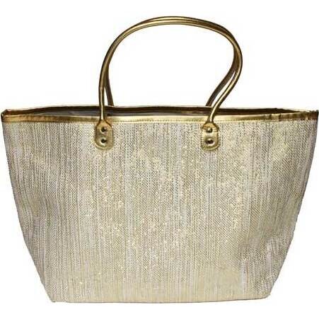 Metallic Gold - Beach or Day Bag